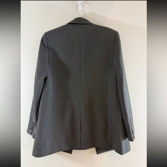 Aritzia Wilfred Gray Double Breasted Career Blazer - Picture 4 of 9